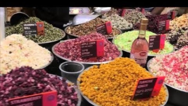 'Mahane Yehuda Market - What can you buy ? Jerusalem, Israel . 4K'