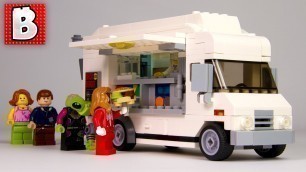 'Lego Custom Food Truck MOC Nation Set | Unbox Build Time Lapse Review'