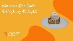 'GLUTINOUS RICE CAKE RECIPE/BIBINGKANG MALAGKIT/Ep25/Margs Food Diaries'