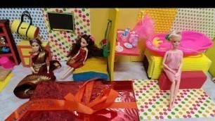 'bavani bathing time | Rekha received gift | mini Indian food'