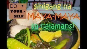 '#SINIGANGnaMAYAMAYAsaCALAMANSI DIY! FILIPINO RECIPE No. 9 #foodCHANNEL #FILIPINOfood #asmrfood'