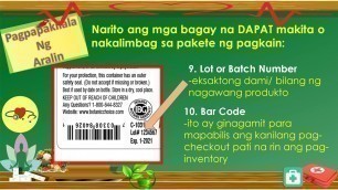 'HEALTH 4 Q1 WEEK1 Aralin 1 Mga Impormasyong Makikita sa Food Label'