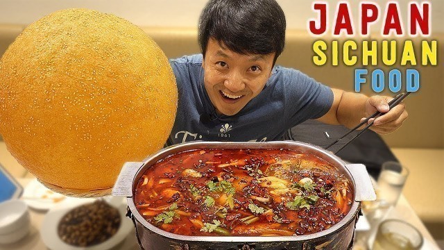 'SPICY Sichuan Chinese Food & GIANT SESAME BALL in Tokyo Japan'