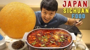 'SPICY Sichuan Chinese Food & GIANT SESAME BALL in Tokyo Japan'