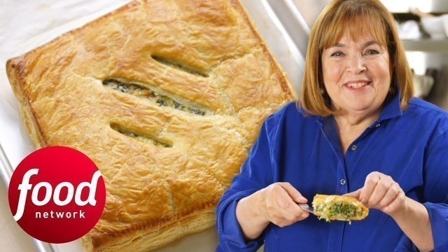 'Ina Garten Cooks A Quick And Easy Spinach Puff Pastry | Barefoot Contessa'