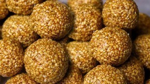 'Sweet and Healthy Sesame Laddu Recipe | Nutritious Food with Sesame Seeds for Kids | Live Food'