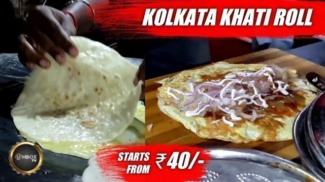 'Kolkata khati roll | famous north indian street food in Madurai | UNBOX TV'