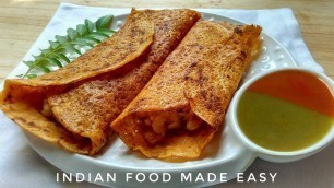 'Wheat Dosa Recipe in Hindi by Indian Food Made Easy | How to Make WHEAT DOSA | Atta Dosa'