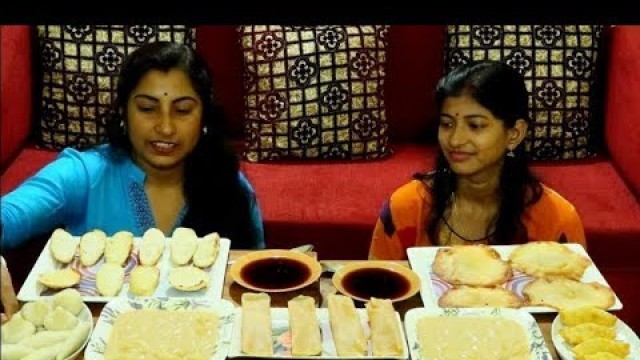 'Bengali Pitha Eating Challenge || Indian Food Eating Competition || Eating Show'