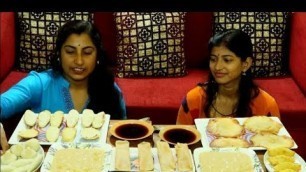 'Bengali Pitha Eating Challenge || Indian Food Eating Competition || Eating Show'