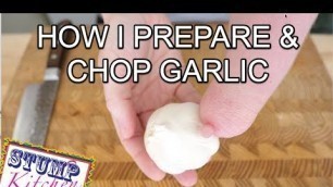 'HOW I CHOP GARLIC (Vegan Hacks + One-Handed Hacks)'