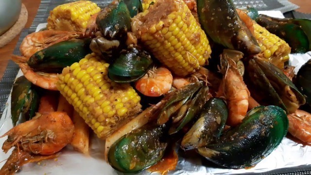 '#mixedseafood #easyseafoodrecipe  #butter #garlic Mixed Seafood Recipe | Simply de-LIC-ious_ph'