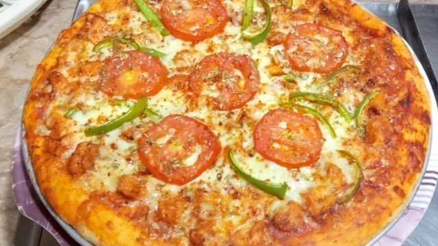 'Chicken Fajita Pizza Recipe by Fatima Food Diaries