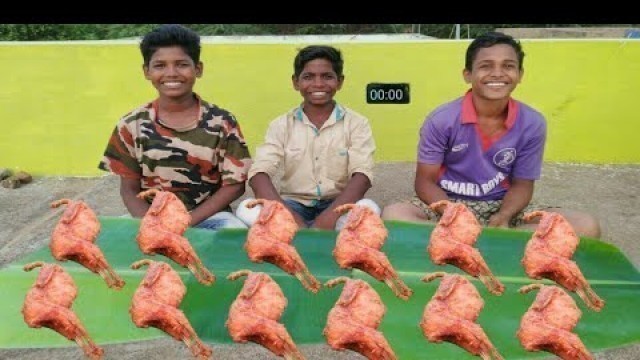 '12 Kaadai Eating Competition | Food  Competition | Village Food Trends'