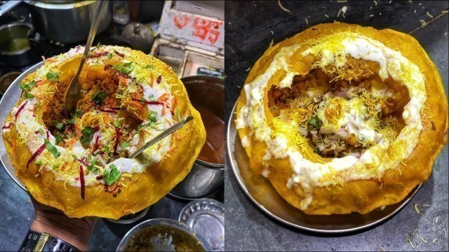 'Bhilai’s Famous ATOM BOMB Chaat|Price-60rs|Unique Indian Street Food|'