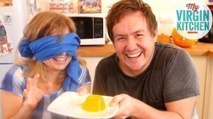 'GUESS THE FOOD BLINDFOLDED CHALLENGE'