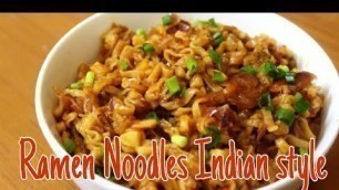 'Ramen Noodles - Indian Style || Kids Favorite Evening Snacks || Indian Food Factory || Food Recipes'