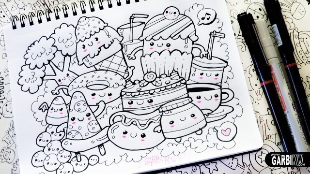 'Kawaii Food - How To Draw Kawaii Doodles by Garbi KW'