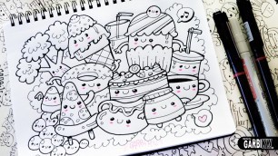 'Kawaii Food - How To Draw Kawaii Doodles by Garbi KW'