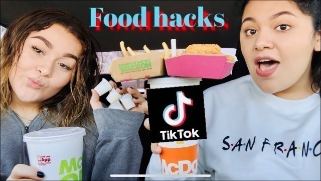 'WE TESTED VIRAL TIKTOK FOOD HACKS! (MCDONALD\'S VERSION)'