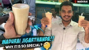 'MADURAI JIGARDHANDA speciality? 