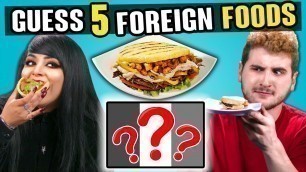 'Adults Try To Guess 5 Foreign Foods | People Vs. Food'