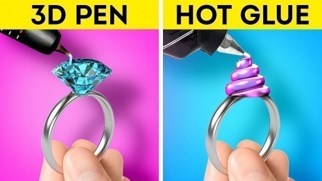 'GLUE GUN vs 3D PEN || Creative DIY Ideas and Cool Hacks'