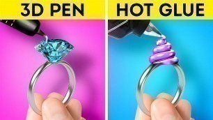 'GLUE GUN vs 3D PEN || Creative DIY Ideas and Cool Hacks'