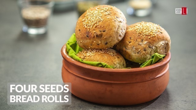 'Four Seeds Bread Rolls | Food Channel L - A New Recipe Every Day!'