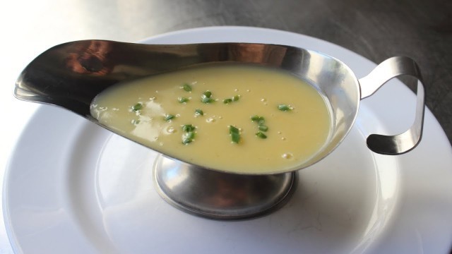 'How to Make a Butter Sauce - Beurre Blanc - French Butter Sauce Recipe'