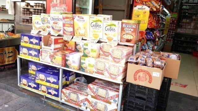 'The Machane Yehudah Market in Jerusalem on Election Day'