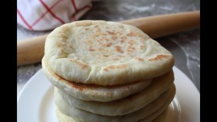 'Pita Bread - How to Make Pita Bread at Home - Grilled Flatbread'