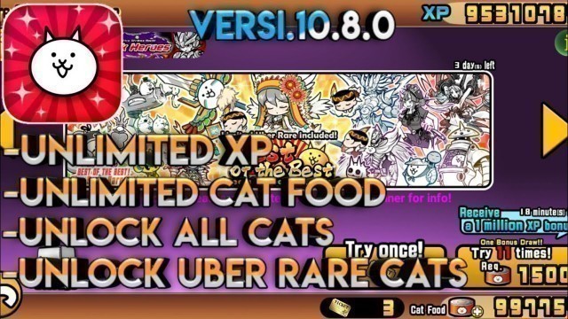 'UPDATE! THE BATTLE CATS MOD TERBARU VERSI.10.8.0 || FREE DOWNLOAD'