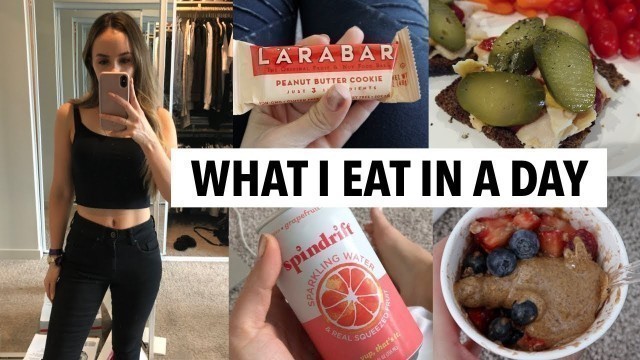 'WHAT I EAT IN A DAY (Healthy, Quick, No cooking + Microwave meal ideas)'