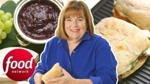 'Ina Garten Makes Pan Bagnat And Fresh Blueberry Rhubarb Jam | Barefoot Contessa: Back To Basics'