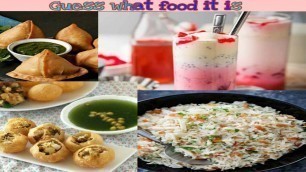 'Guess the names of these indian food |  SPC Masti'