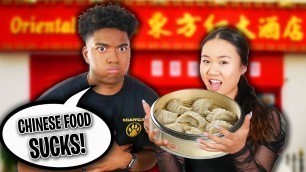 '\"CHINESE Food SUCKS\" Prank on Chinese Girlfriend'