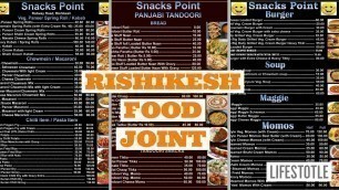 '2. Amazing food joint in Rishikesh 2020 - Snacks Point! Something different from Cafes in Rishikesh.'