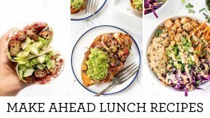 'MEAL PREP LUNCH & DINNER RECIPES | Easy Make Ahead Meals'