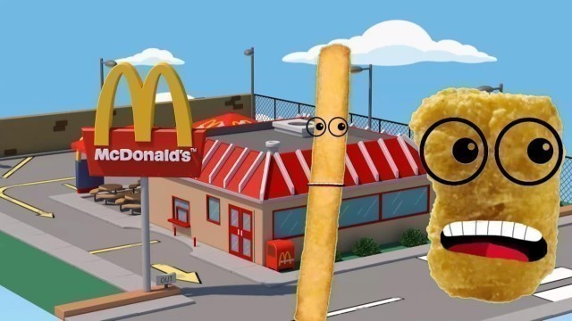 'McDonalds Magic Talking Chicken McNugget and French Fry Food Fun'