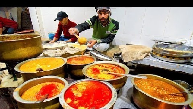 'Indian Street Food - FAMOUS Kesar Da Dhaba! OLD IS GOLD Street Food in Amritsar, India!!'