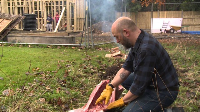 'How to barbecue a whole lamb | Guardian Food'