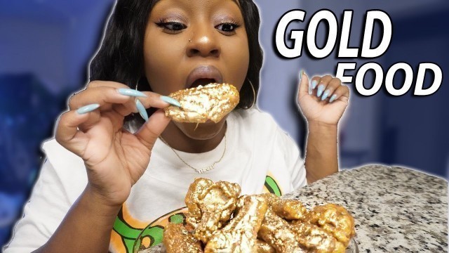 'I ONLY ATE GOLD FOODS FOR 24 HOURS CHALLENGE!!!'