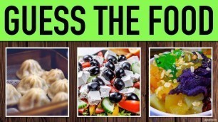 'Guess the Food Quiz #1 (20 Foods) | What is the Food from Countries around the World?'