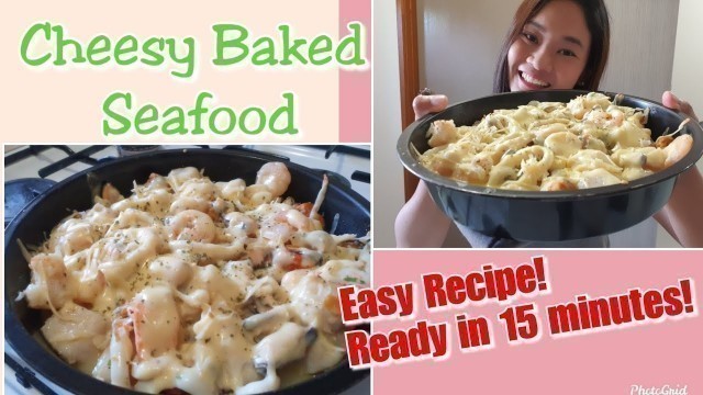 'Easy baked seafood recipe | 15 minutes meal , easy dinner recipe'