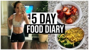 '5 DAY FOOD DIARY | What I Ate This Week | Renee Amberg'