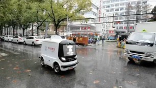 'Inside Wuhan: Robotic couriers deliver goods to hospitals'