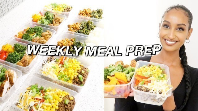 'MEAL PREP WITH ME FOR THE WEEK *easy meals for beginners*'