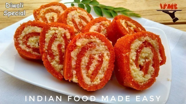 'Diwali Special Milk Roll Recipe in Hindi by Indian Food Made Easy'