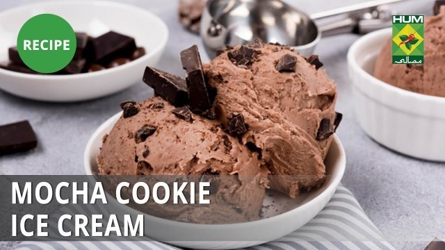 'Mocha Cookie Ice cream | Recipe Food Diaries |  Zarnak Sidhwa | Dessert'